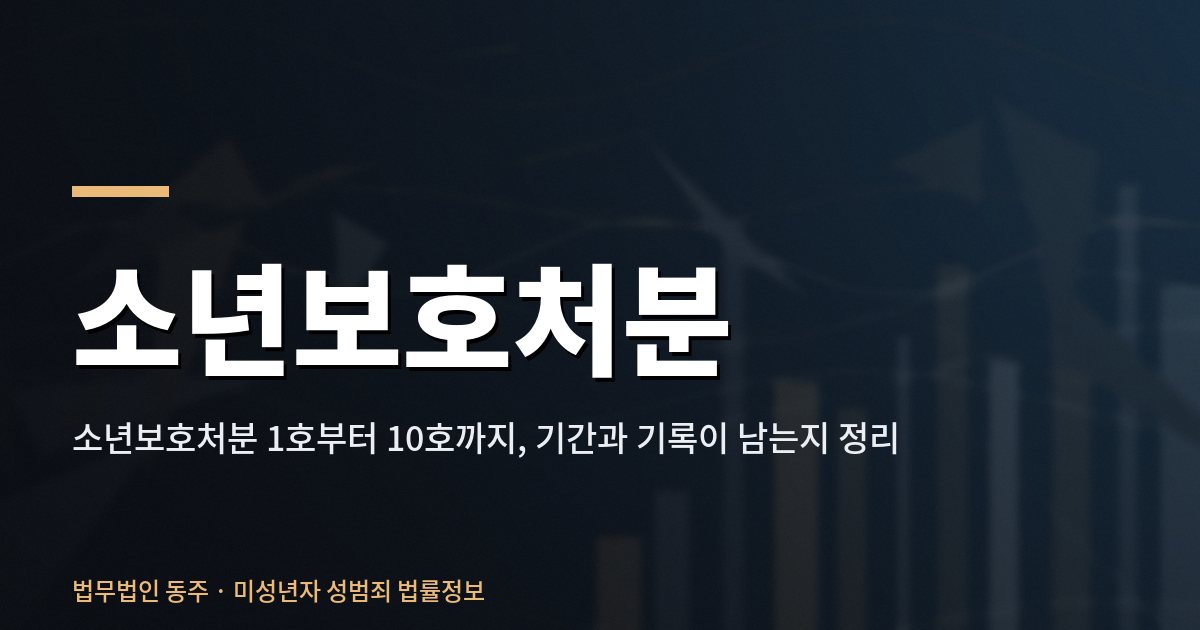소년보호처분